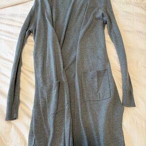 Matty M Heather Gray Knit Cardigan